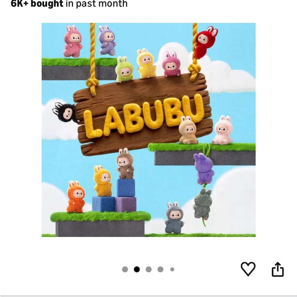 Pop Mart The Monsters Pin For Love Labubu unopened blind box
